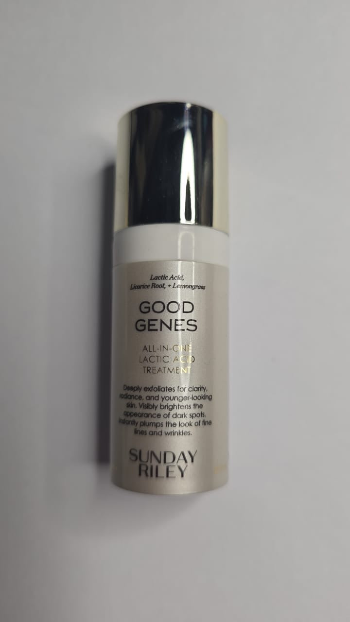 Sunday Riley  
Good Genes All-In-One Lactic Acid Serum For Dark Spots And Uneven Texture 🤍