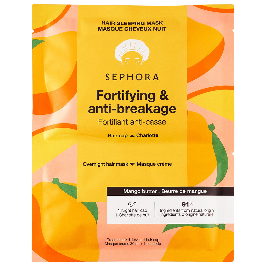 SEPHORA COLLECTION   
Nourishing Hair Sleeping Mask in Mango 🧡✔️