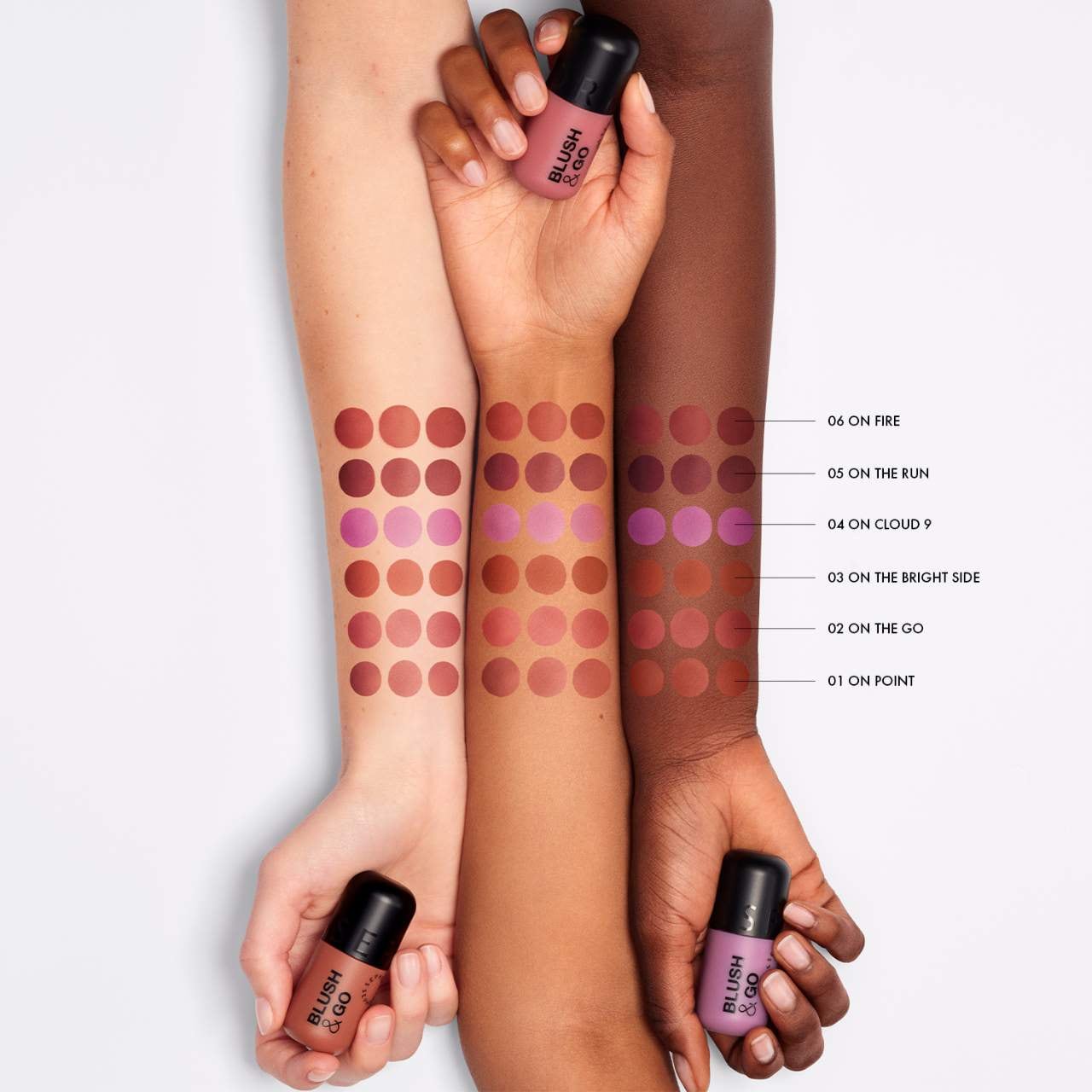 SEPHORA COLLECTION  Blush & Go Longwear Matte Liquid Blush For Lip and Cheek