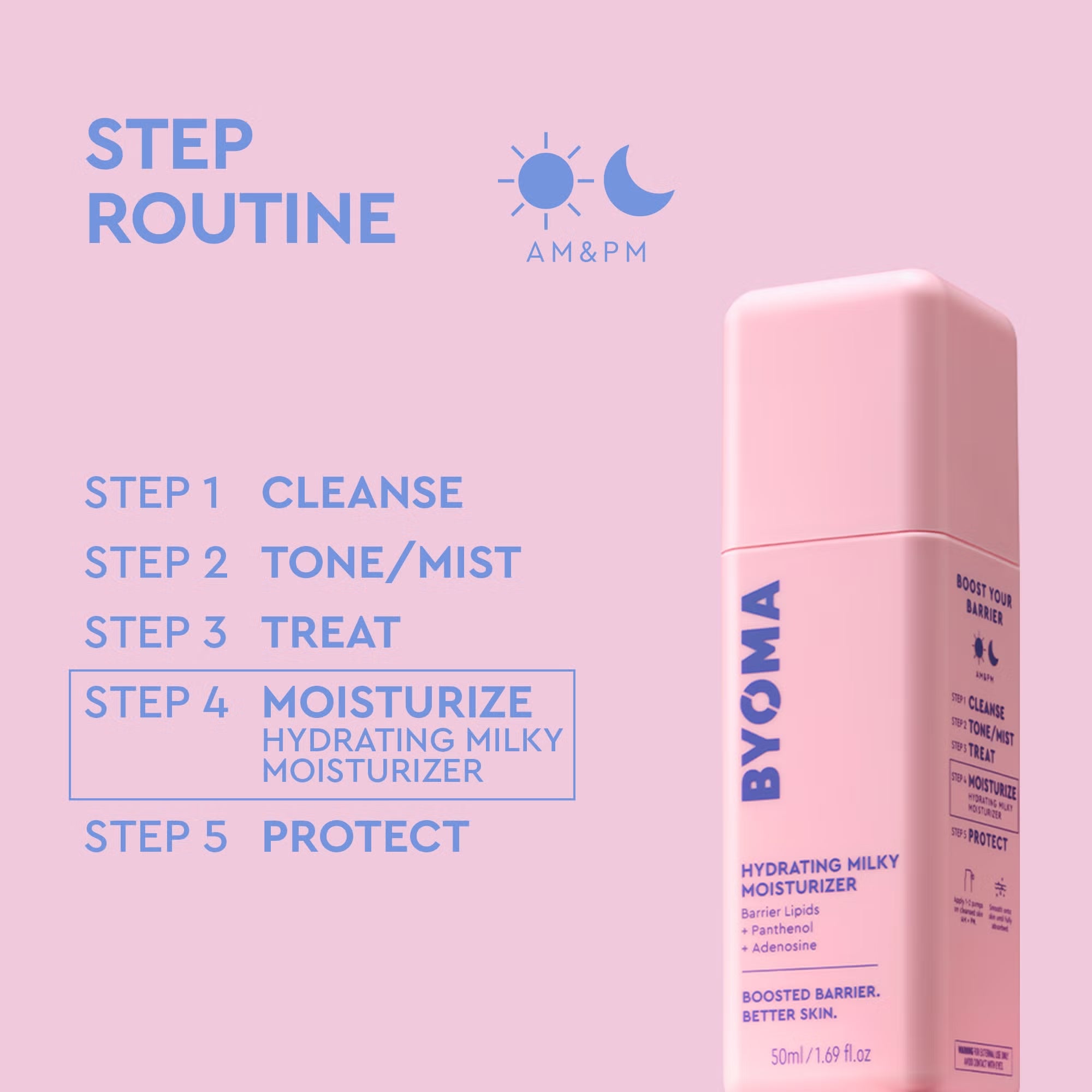 BYOMA      
Hydrating Milky Moisturiser 🩷