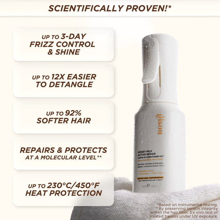 GISOU
Honey Milk Active Repair Leave-In Conditioner Mist 💛
