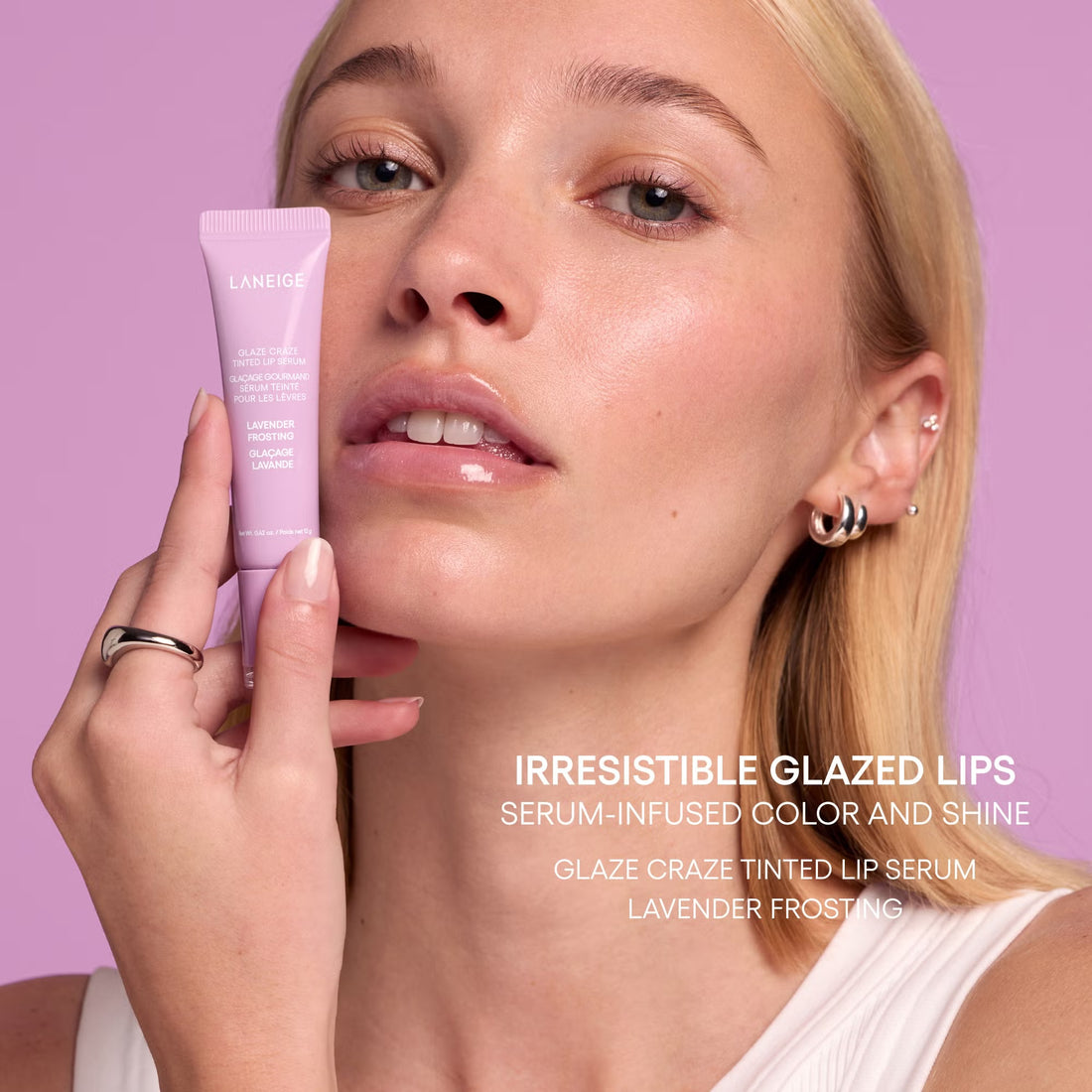 LANEIGE    
Glaze Craze Tinted Lip Serum - Lavender Frosting 💜