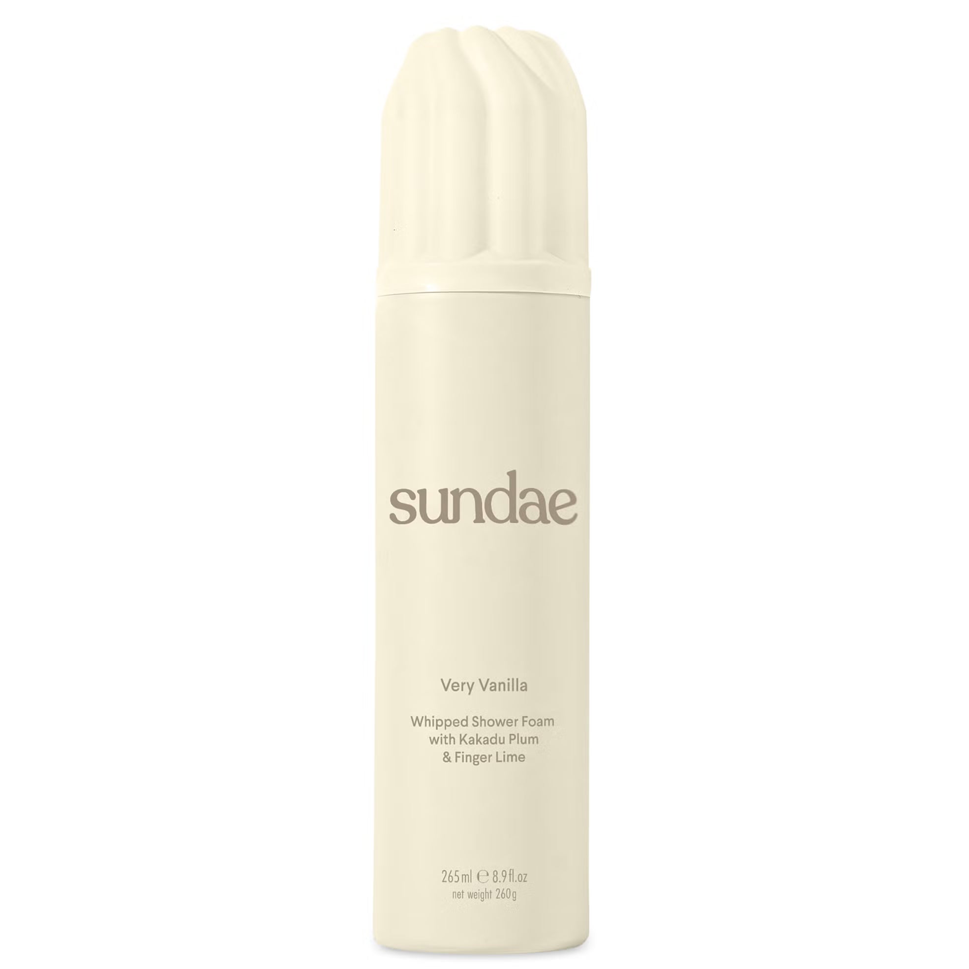 SUNDAE      
Very Vanilla Whipped Shower Foam 🤍