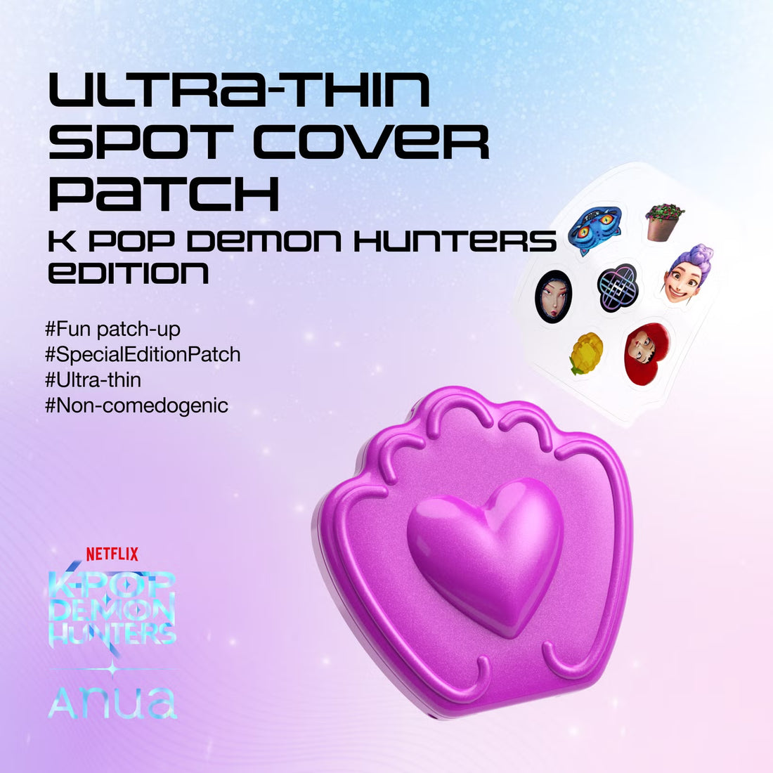 ANUA K-Pop Demon Hunters Ultra-Thin Spot Cover Patch - 28 Patches in Case