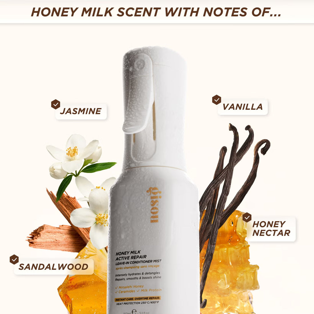 GISOU
Honey Milk Active Repair Leave-In Conditioner Mist 💛