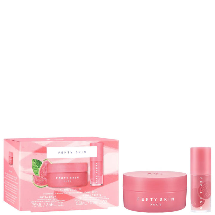 FENTY SKIN    
Guava Goodiez Lip + Mini Set - Guava Getaway ❤️