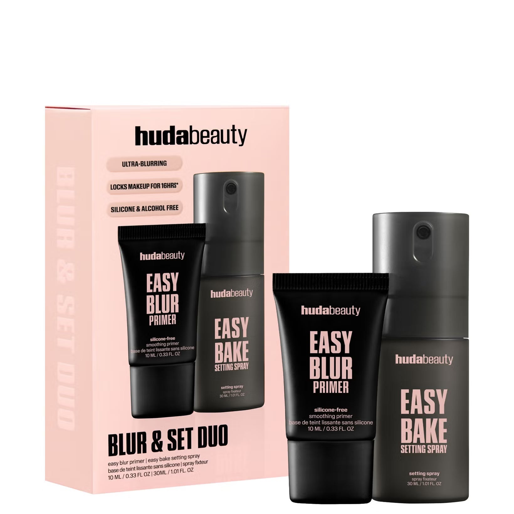 HUDA BEAUTY 
Blur & Set Duo Set ❤️
