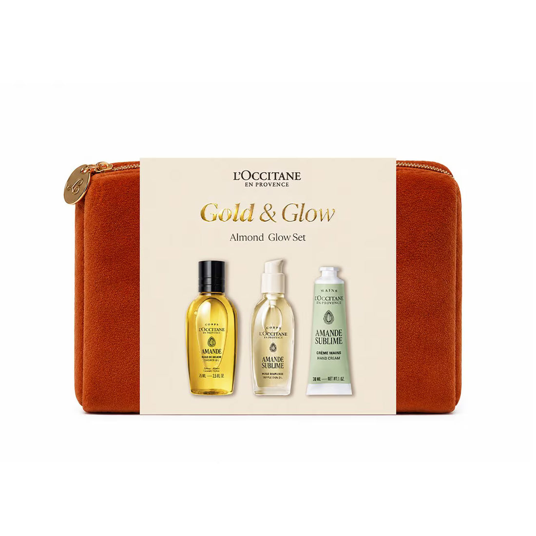 L'occitane   
Gold & Glow – Almond Glow 💛