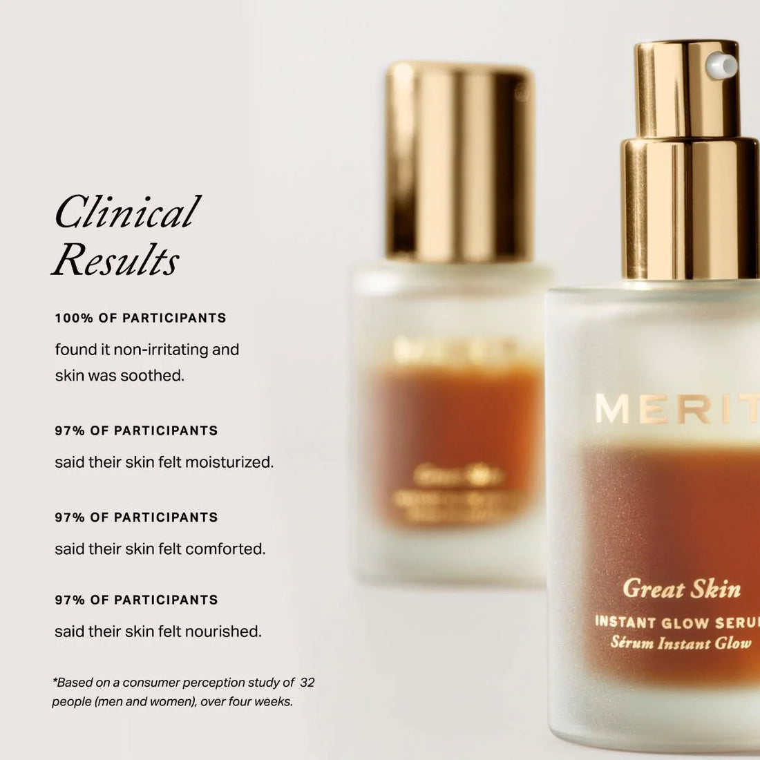 MERIT   
Great Skin Instant Glow Serum with Niacinamide and Hyaluronic Acid 🧡✔️