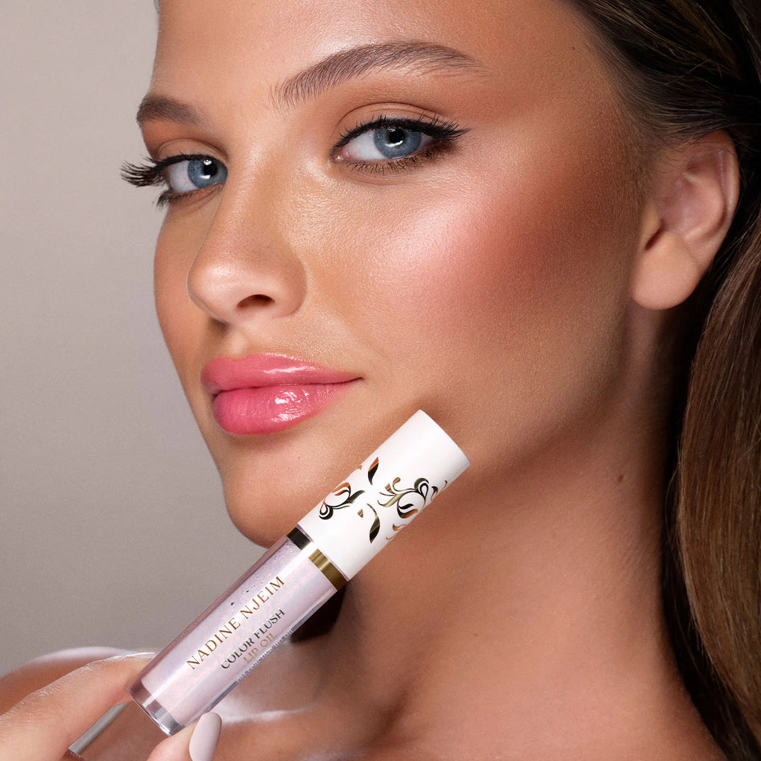 NADINE NJEIM   
Color Flush Lip Oil LIP OIL WITH PH 🤍