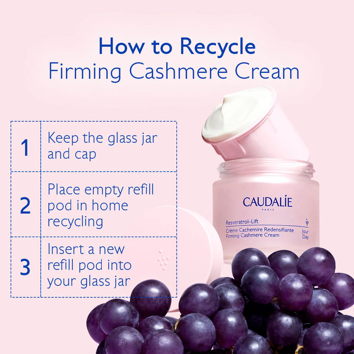 Caudalie       
Resveratrol Lift Retinol Alternative Firming Refillable Cashmere Moisturizer 🩷