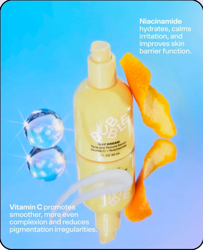 Bubble Day Dream
Tone and Texture Serum ♥️