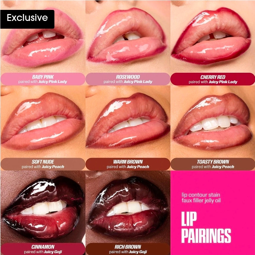 HUDA BEAUTY 
Lip Contour Stain Lip Tint ♥️