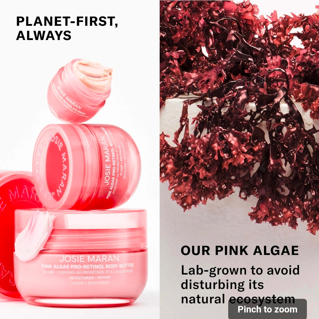 JOSIE MARAN     
Pink Algae Pro-Retinol Body Butter Travel ♥️