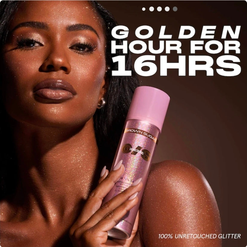 ONE/SIZE
On 'Til Dawn Waterproof Glitter Setting Spray - Brown Sugar 🤎