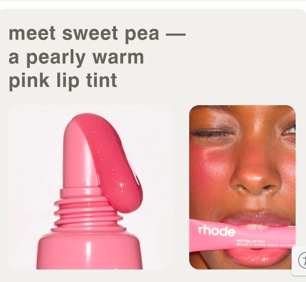 Rhode sweet pea - 
pearly warm pink Peptide Lip Treatment ♥️ new