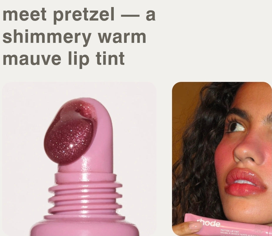 Rhode Pretzel - 
shimmery warm mauve Peptide Lip Treatment ♥️ new