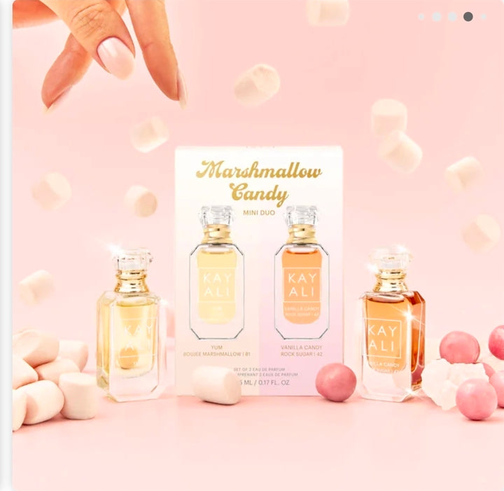 KAYALI 
Marshmallow Candy Mini Duo Perfume Gift Set ♥️