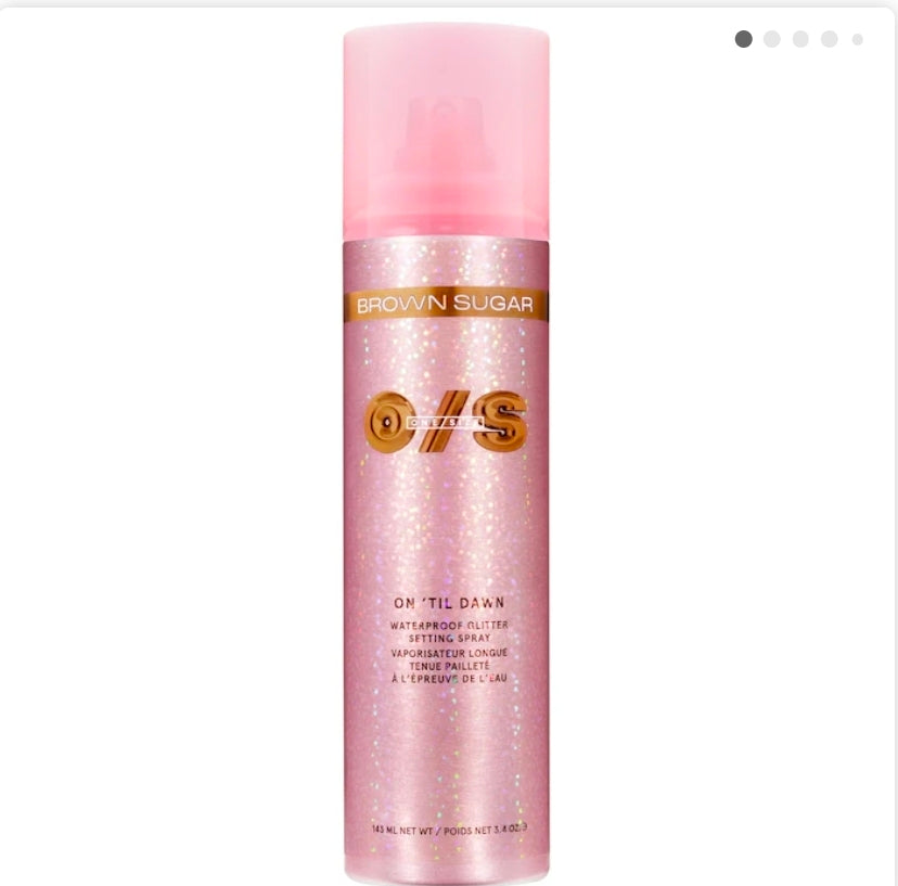 ONE/SIZE
On 'Til Dawn Waterproof Glitter Setting Spray - Brown Sugar 🤎