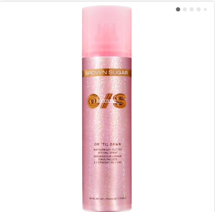 ONE/SIZE
On 'Til Dawn Waterproof Glitter Setting Spray - Brown Sugar 🤎