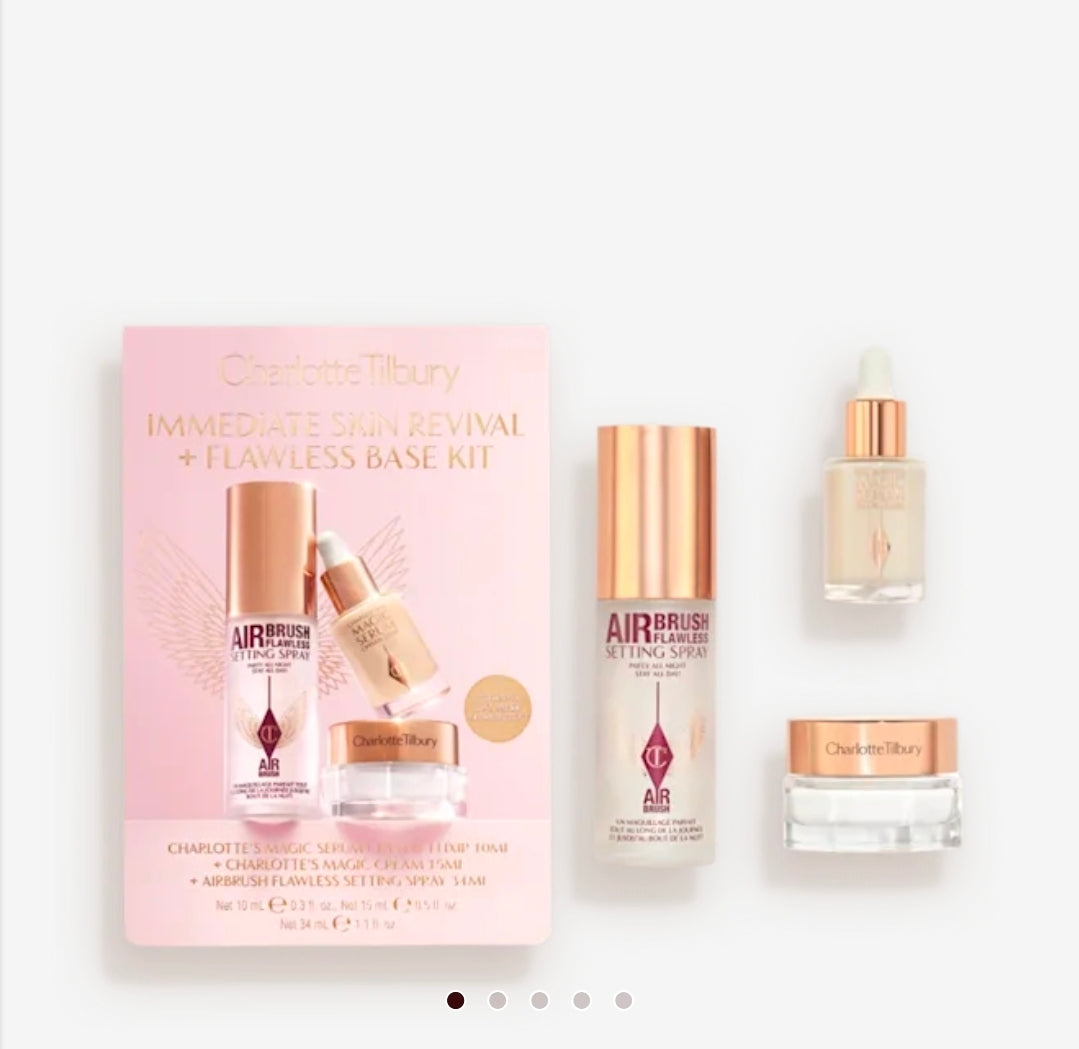 Charlotte Tilbury Immediate Skin Revival + Flawless Base Set ❤️
