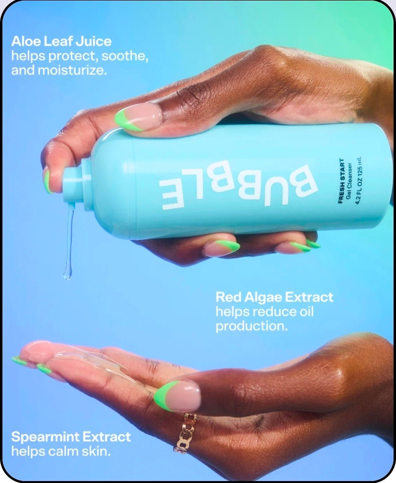 Bubble Fresh Start
Gel Cleanser ♥️