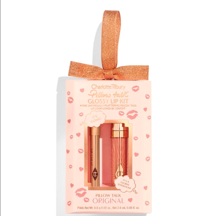 Charlotte Tilbury     
Mini Pillow Talk Glossy Lip Duos - Pillow Talk Original 🤎