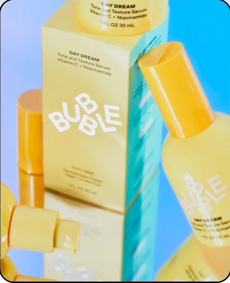 Bubble Day Dream
Tone and Texture Serum ♥️