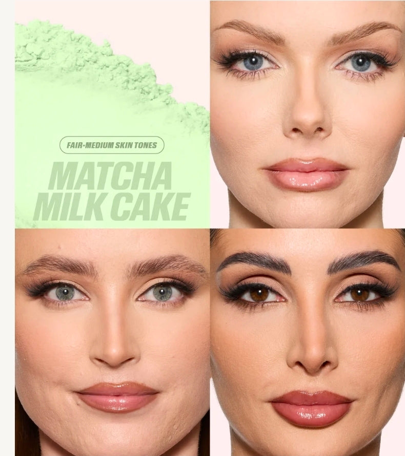 HUDA BEAUTY 
Easy Bake Loose Baking & Setting Powder 
Matcha Milk Cake 💚