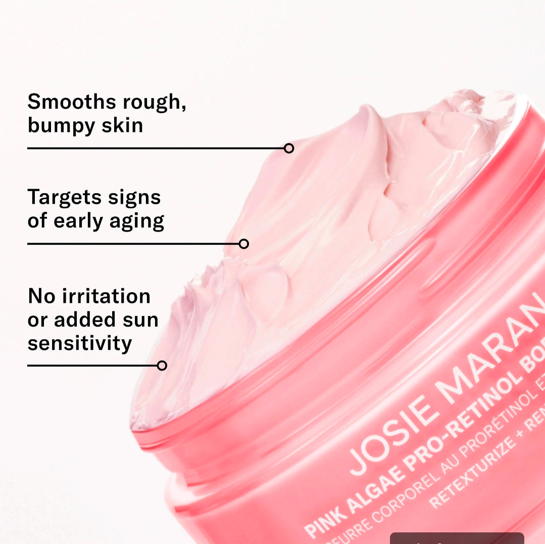 JOSIE MARAN     
Pink Algae Pro-Retinol Body Butter Travel ♥️