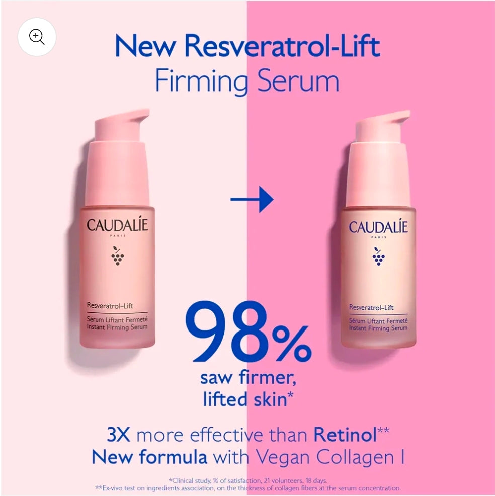 Caudalie  
Resveratrol Lift Instant Firming Refillable Retinol Alternative Serum ❤️