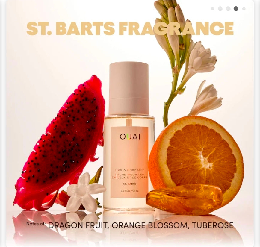 OUAI
Mini St. Barts, Ibiza, Santorini & Melrose Hair & Body Mist Set 🩷