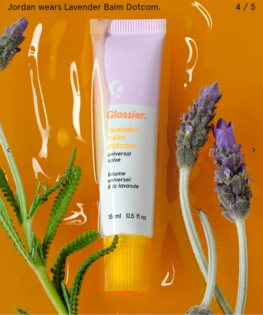 Glossier 
Lavendar Balm Dotcom ❤️
