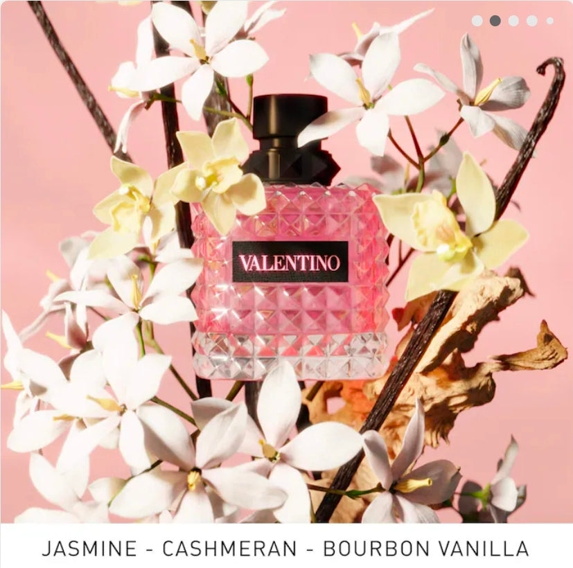 Valentino       
Donna Born In Roma Eau de Parfum Travel Spray with Bourbon Vanilla & Jasmine     
🩷🩷