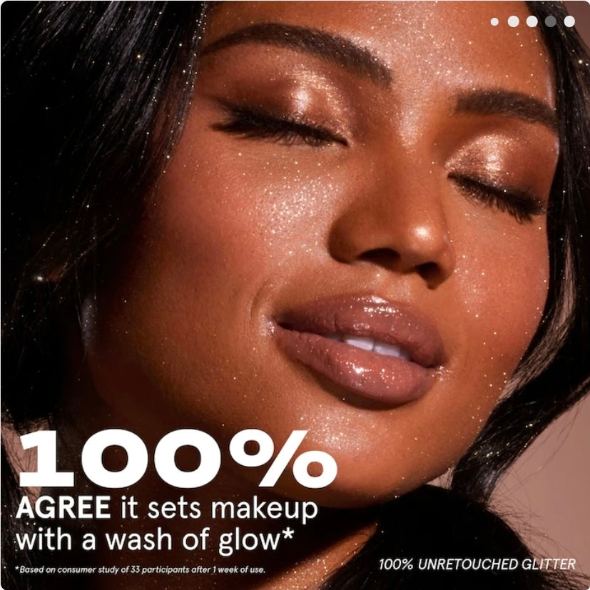 ONE/SIZE
On 'Til Dawn Waterproof Glitter Setting Spray - Brown Sugar 🤎
