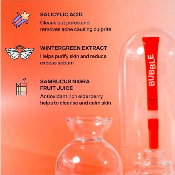 Bubble Knock Out 1.8% Salicylic Acid Acne Spot Treatment ♥️