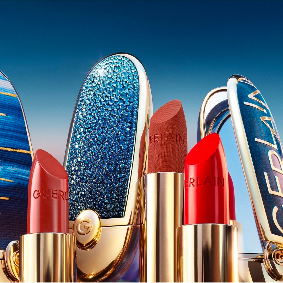 Guerlain  
ROUGE G THE CUSTOMISABLE ULTRA-CARE LIPSTICK CASE 💙