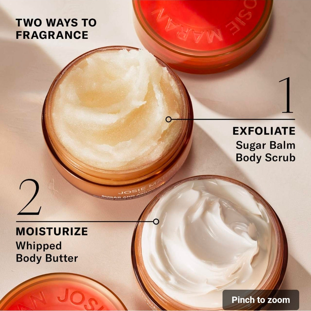 JOSIE MARAN 
Bohemian Fig - Whipped Argan Oil Firming Body Butter Travel ♥️