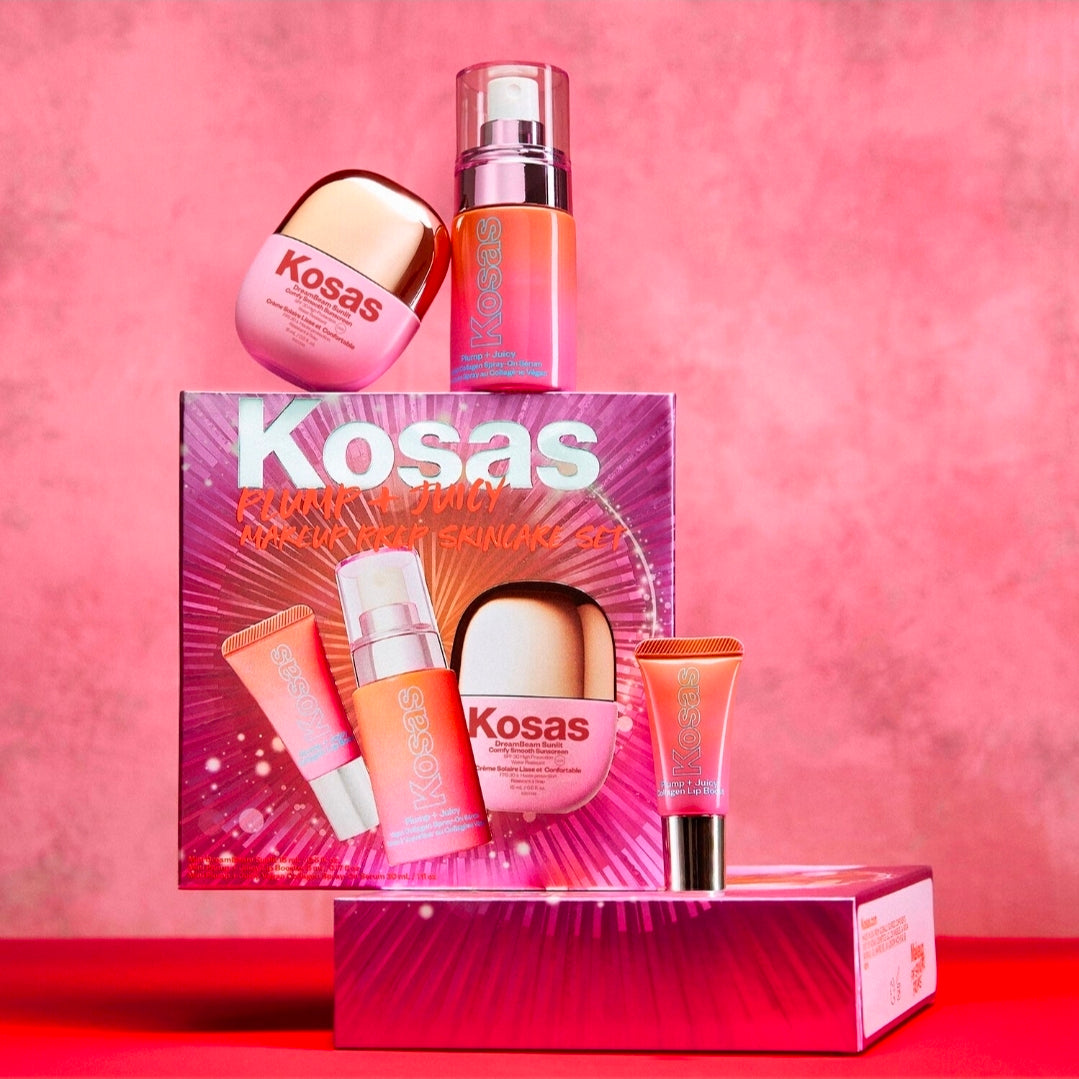 Kosas
Plump + Juicy Makeup Prep Skincare Set ❤️