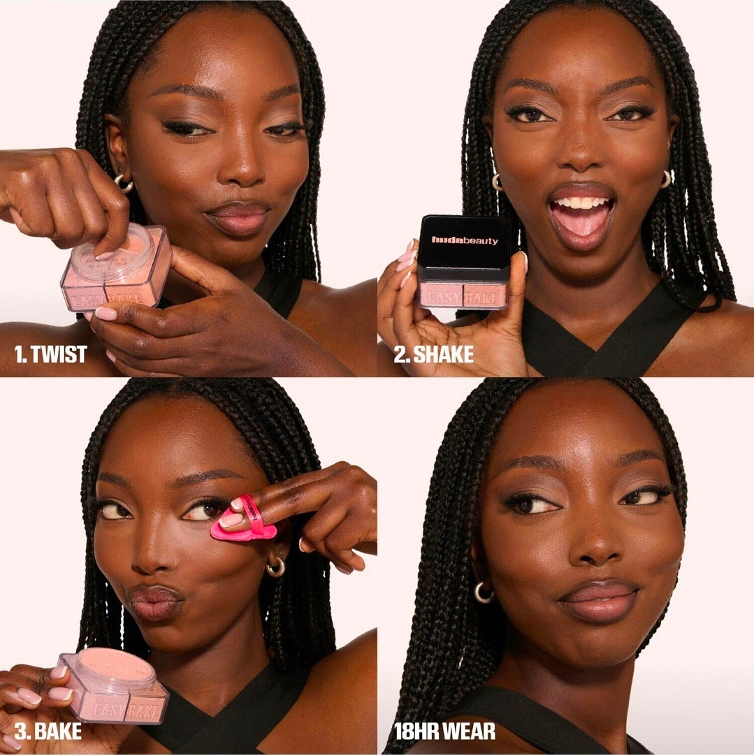 HUDA BEAUTY 
Easy Bake Duo Loose Powder 
Pink Pumpkin ❤️
