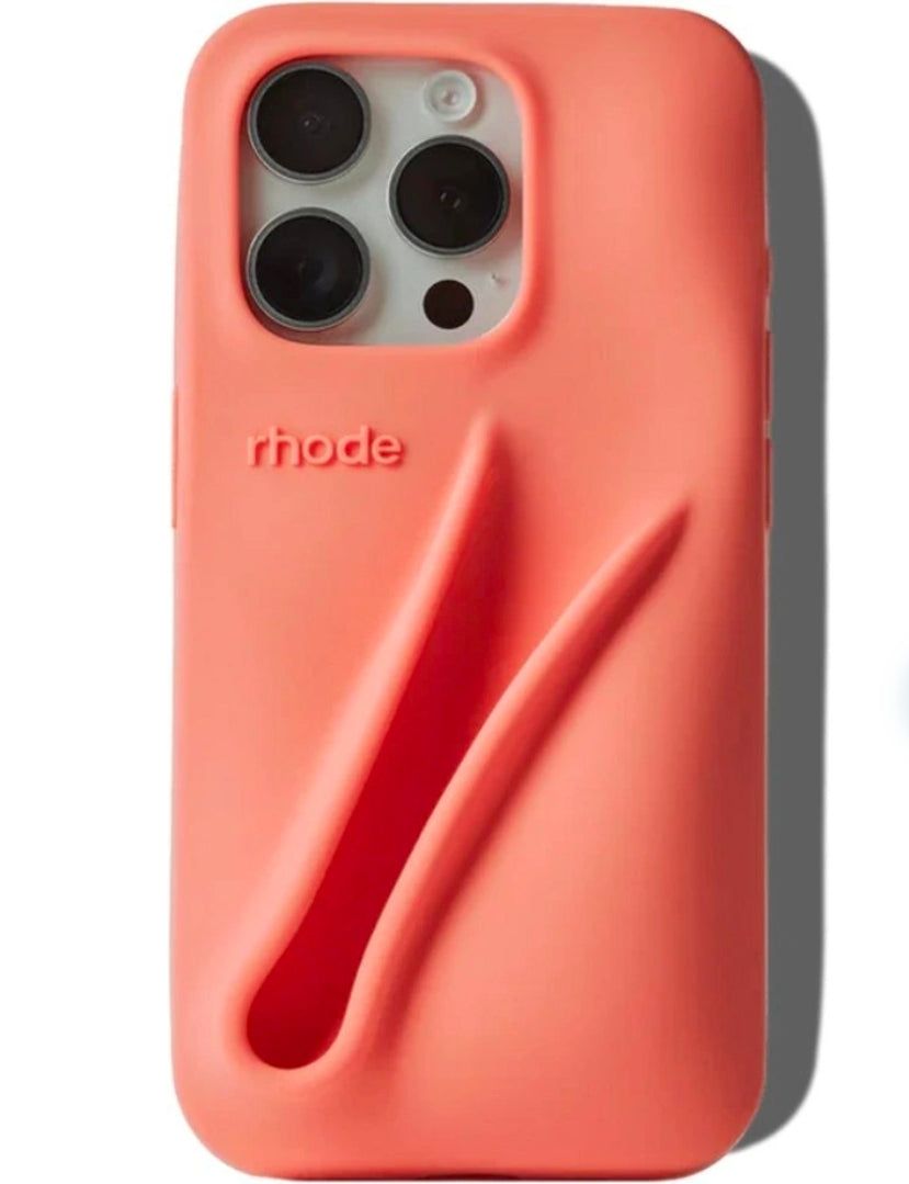 Rhode Iphone Peach Pit Lip case ❤️