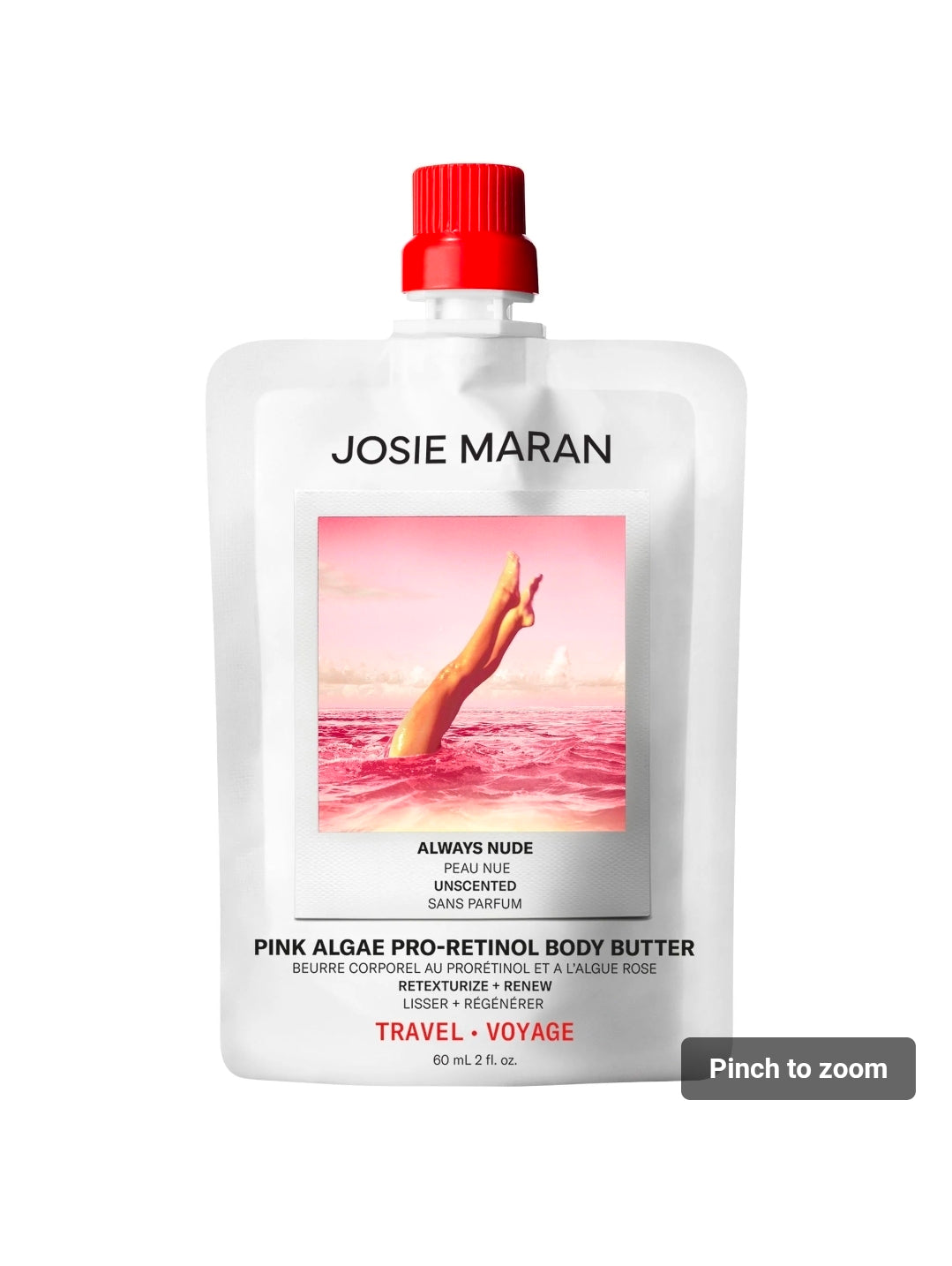 JOSIE MARAN     
Pink Algae Pro-Retinol Body Butter Travel ♥️