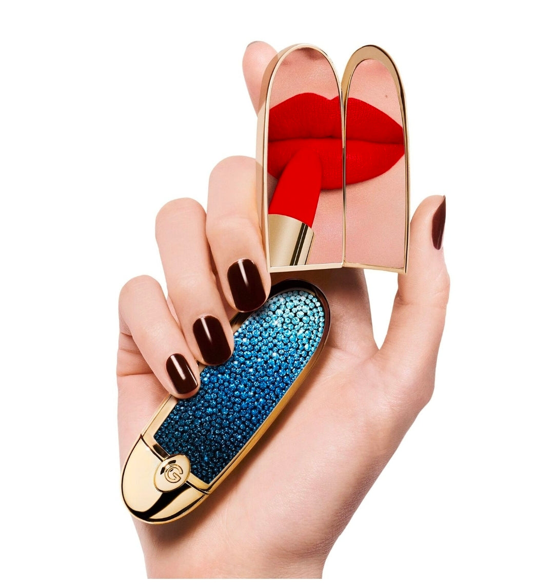Guerlain  
ROUGE G THE CUSTOMISABLE ULTRA-CARE LIPSTICK CASE 💙