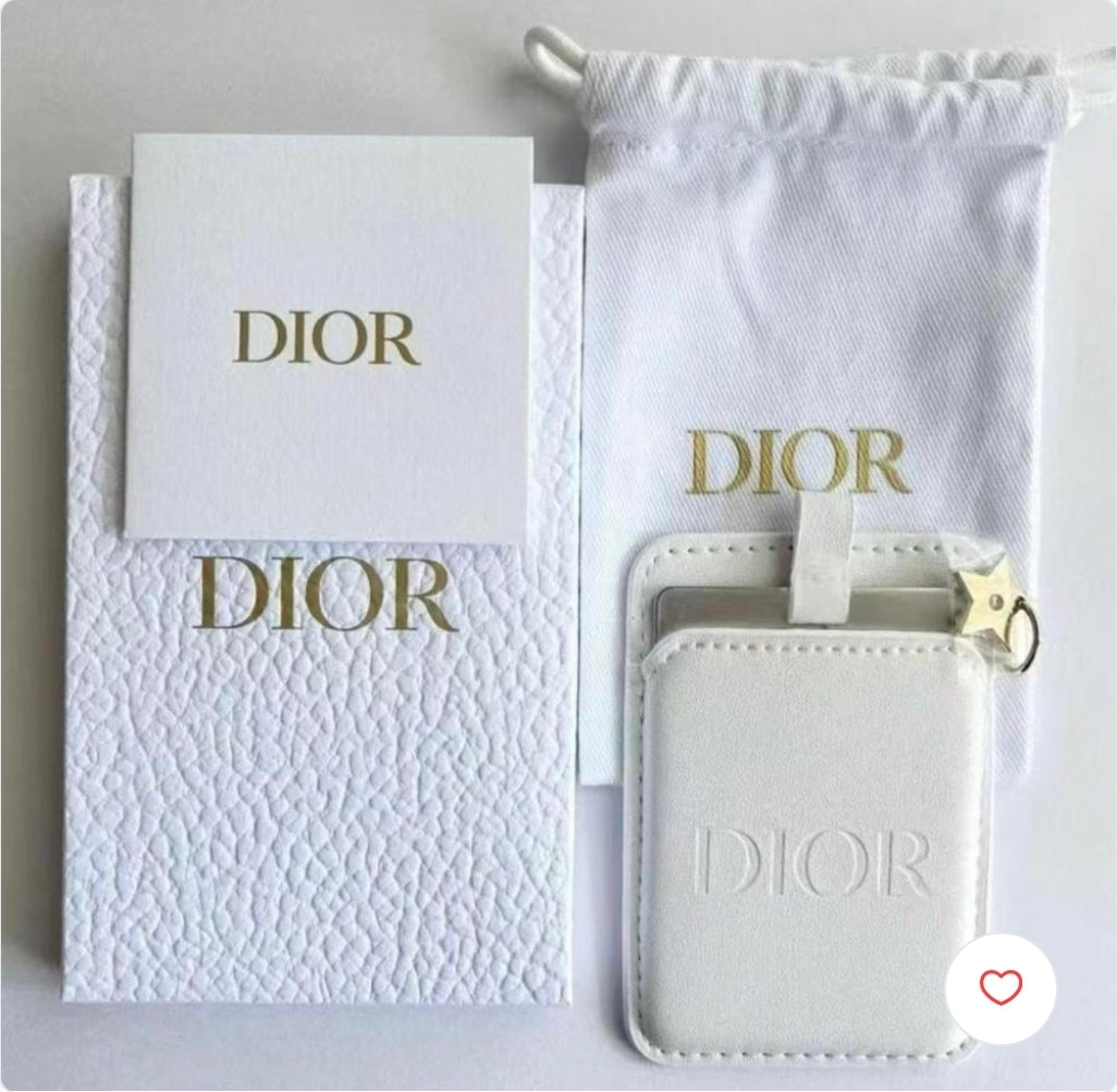 Dior Beauty  
Rouge Dior Mirror with Cardholder - White 🤍