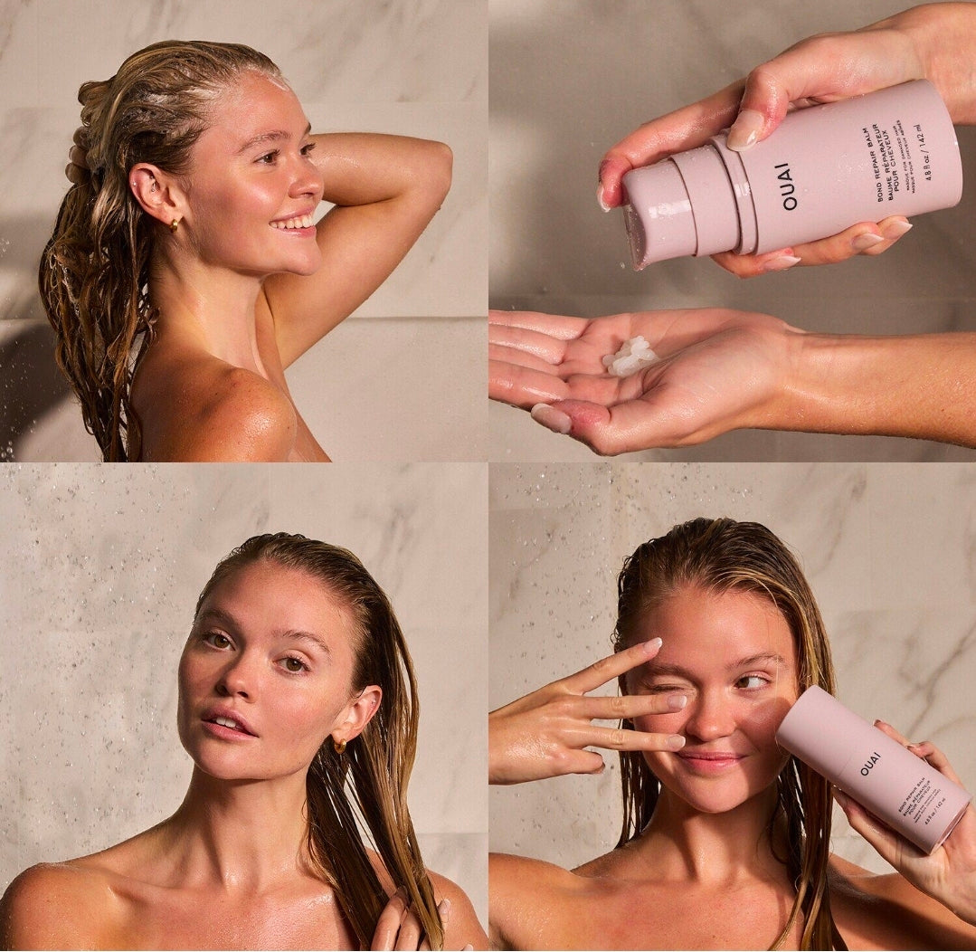 OUAI  
Bond Repair Balm Hair Mask for Damaged Hair 🩷