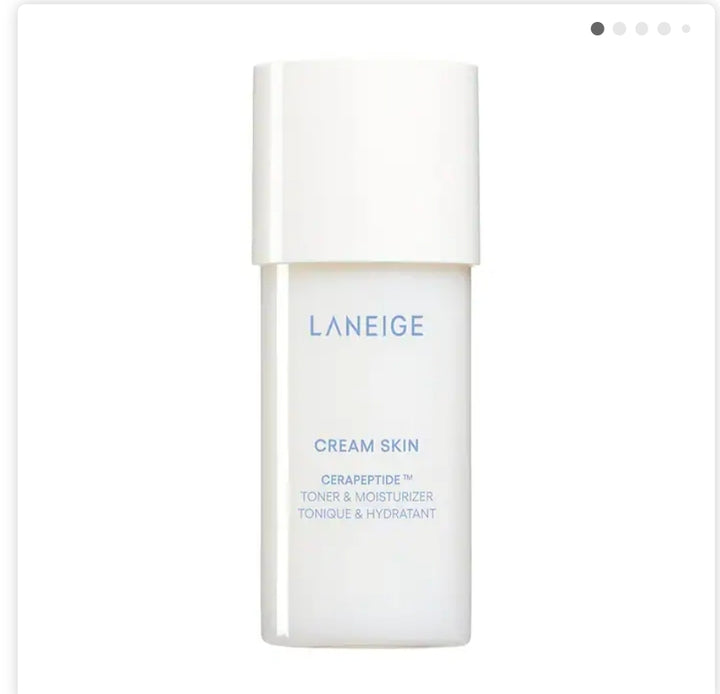 LANEIGE 
Cream Skin Milky Toner with Ceramides & Peptides for Nourishing Hydration 🤍