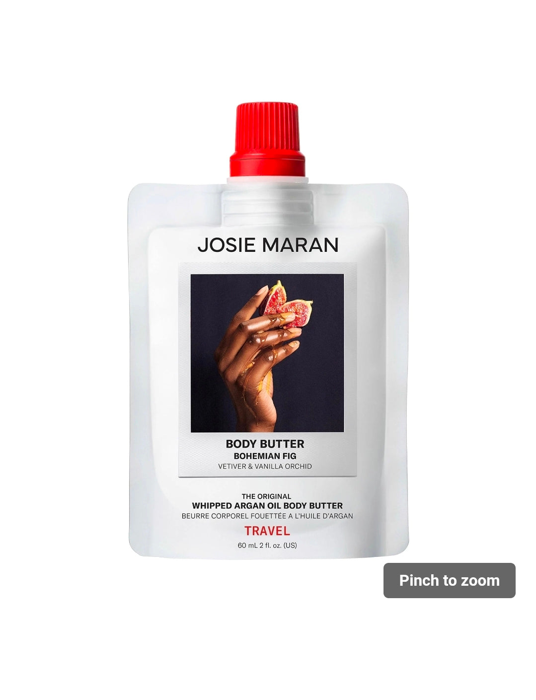 JOSIE MARAN 
Bohemian Fig - Whipped Argan Oil Firming Body Butter Travel ♥️