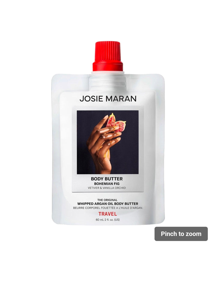 JOSIE MARAN 
Bohemian Fig - Whipped Argan Oil Firming Body Butter Travel ♥️