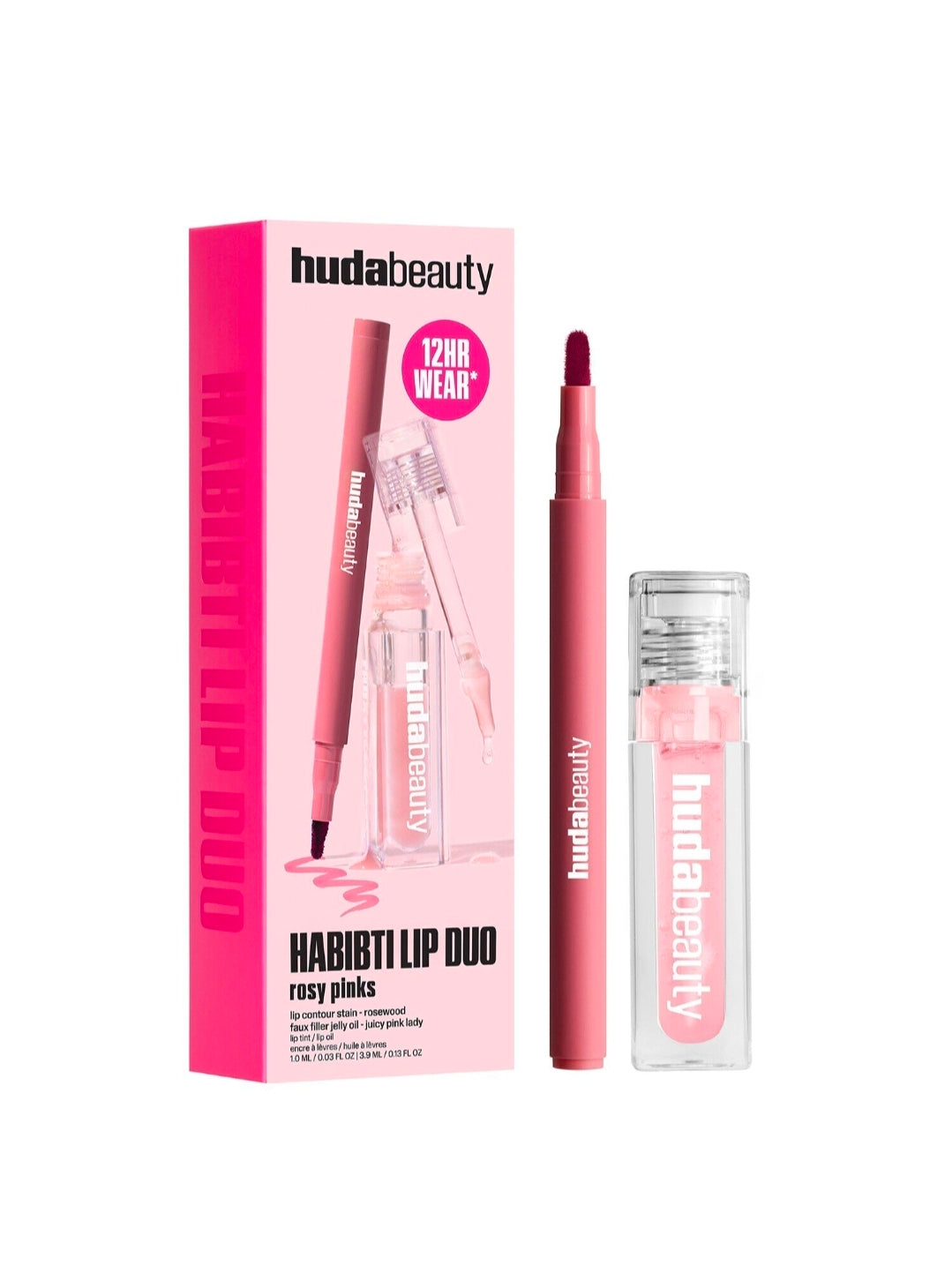 HUDA BEAUTY
Kiss Me Rosy Pink Lip Duo 💋 ❤️