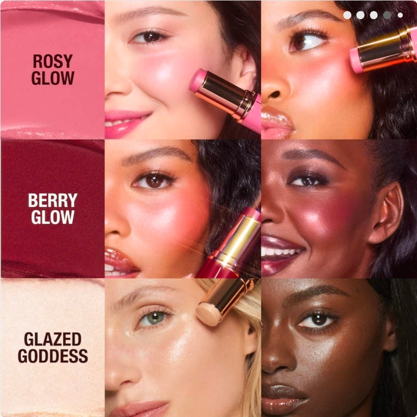 Charlotte Tilbury     
Mini Unreal Blush + Highlighter Glow Trio 🤎
